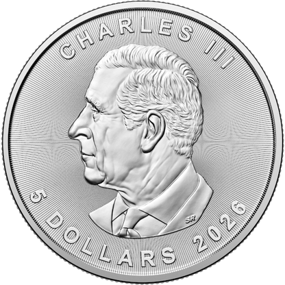 2026 1 oz Canadian Silver Maple Leaf Coin BU