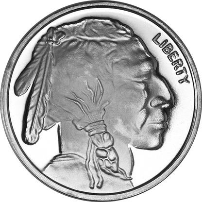 1 oz SilverTowne Buffalo .999 Silver Round