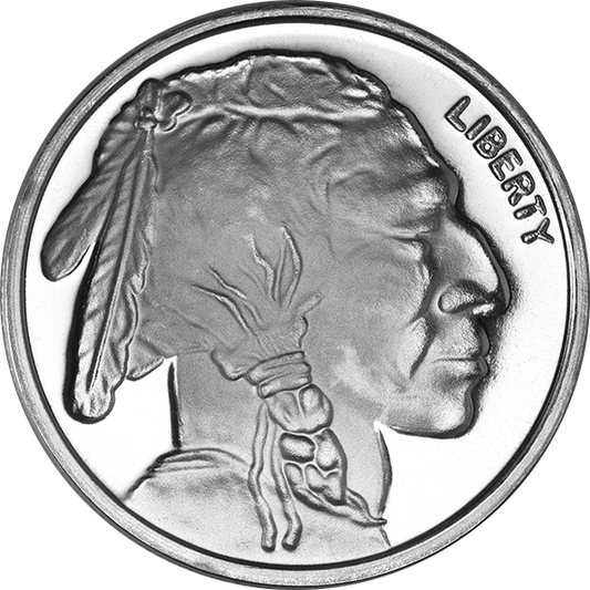 1 oz SilverTowne Buffalo .999 Silver Round