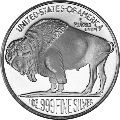 1 oz SilverTowne Buffalo .999 Silver Round