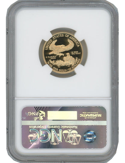 2016-W $10 Quarter Ounce Gold Eagle NGC PF70 Ultra Cameo Ed Moy Signed