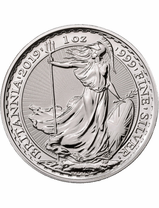 2019 1 oz British Silver Britannia Coin