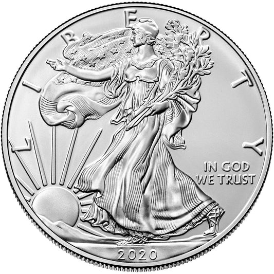 2020 1 oz American Silver Eagle Coin BU