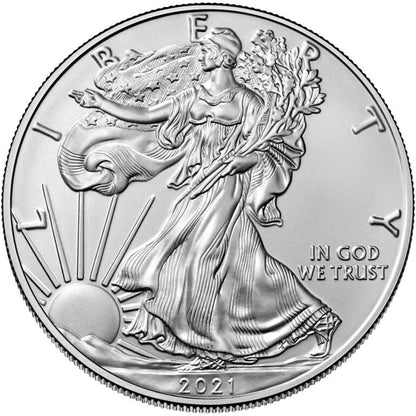 2021 1 oz Type 1 American .999 Silver Eagle Coin