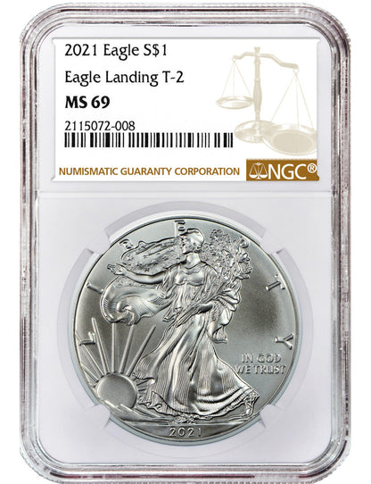 1986-2025 American Silver Eagle 41-pc Set NGC MS69 (3 New NGC Boxes)