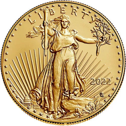 2022 1 oz American Gold Eagle Coin BU