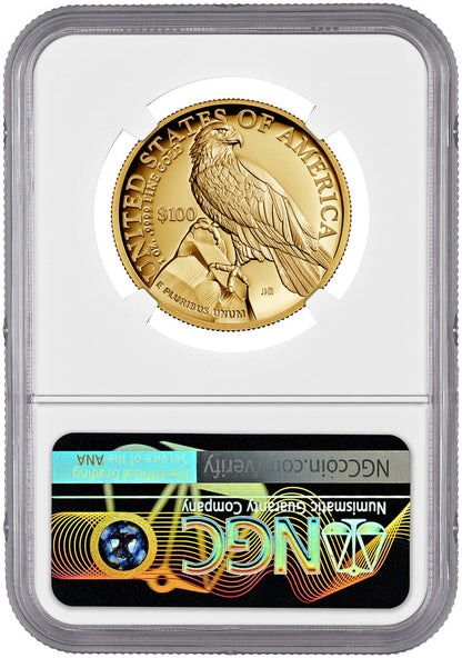 2023-W $100 American Liberty Series High Relief NGC PF70 Harrigal Signed