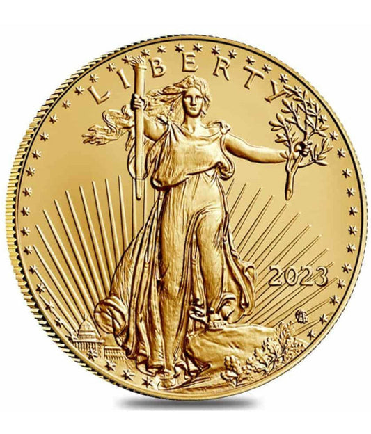 1/10 oz American Gold Eagle Coin BU Random Date