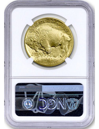 2025 1 oz Gold Buffalo First Day of Issue NGC MS70 Ron Harrigal