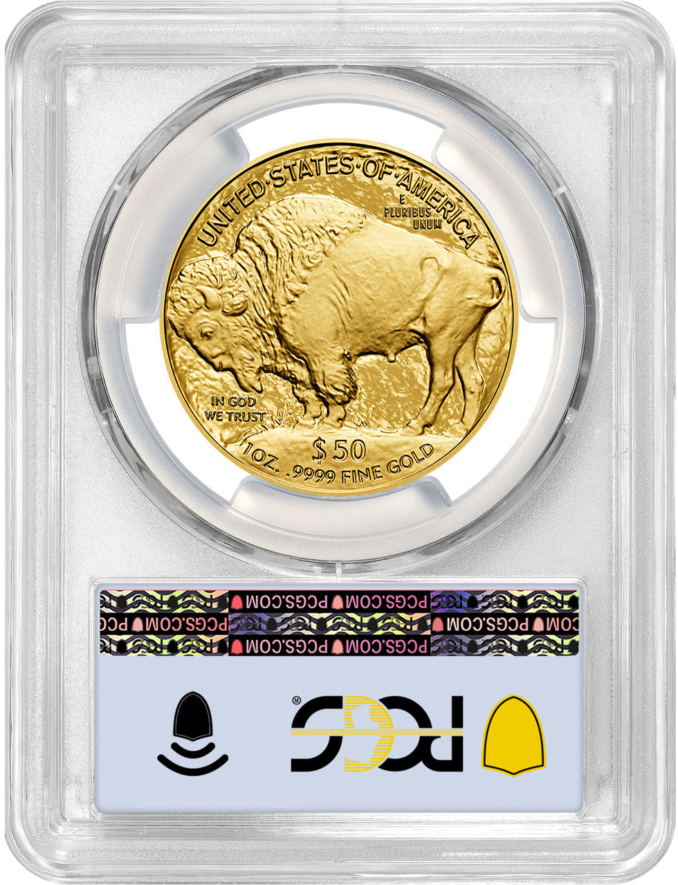 2024-W $50 One Ounce Gold Buffalo First Strike Label PCGS PR70 DCAM