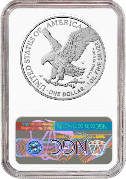 2025-W Silver Eagle First Day of Issue NGC PF70 Ultra Cameo