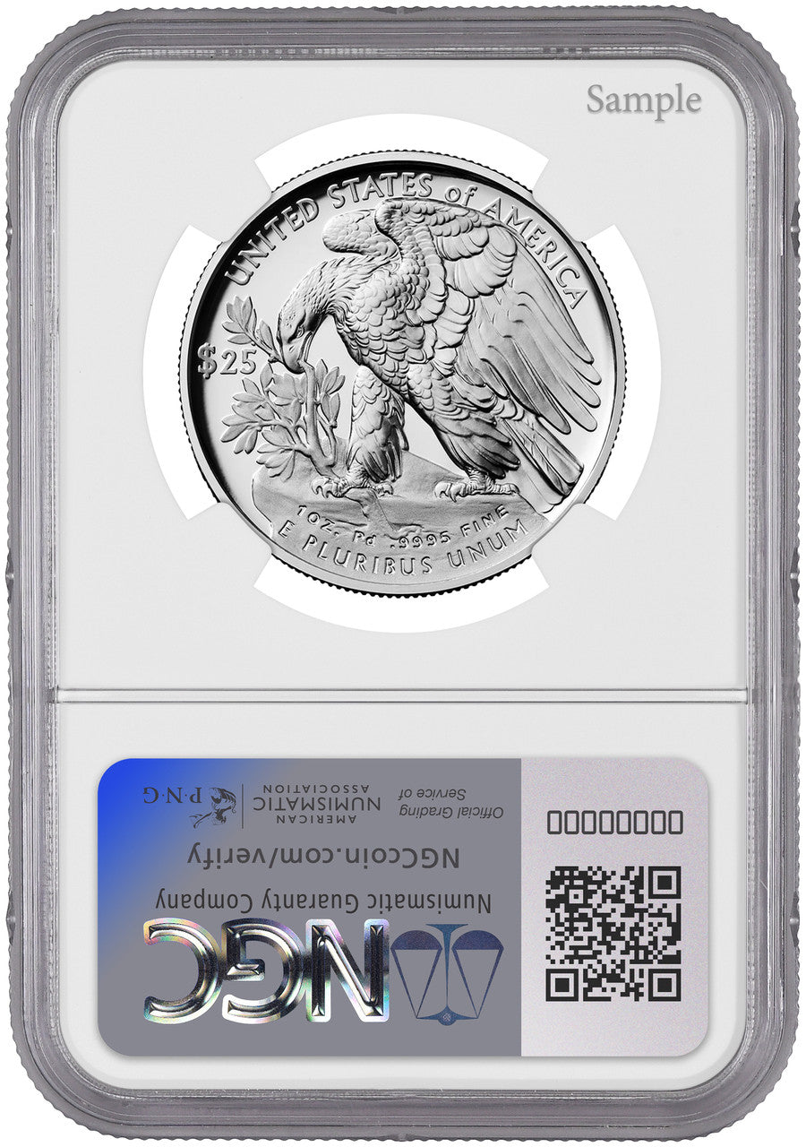 2024-W $25 Palladium High Relief Advance Releases NGC PF70 Ultra Cameo