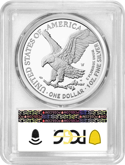 2024-W Silver Eagle Advanced Release PCGS PR70 Deep Cameo