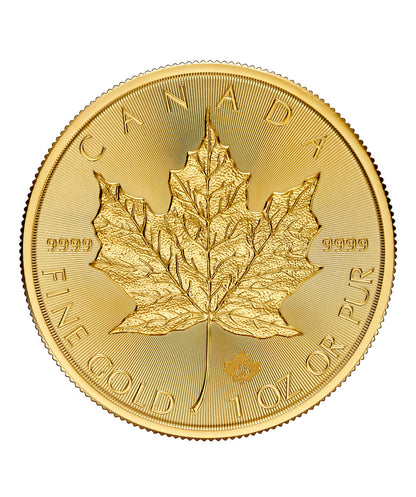 2024 1 oz Canadian Gold Maple Leaf King Charles III BU