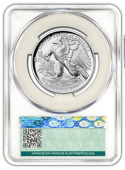 2024-W $25 Palladium Advanced Delivery CAC PR70DCAM