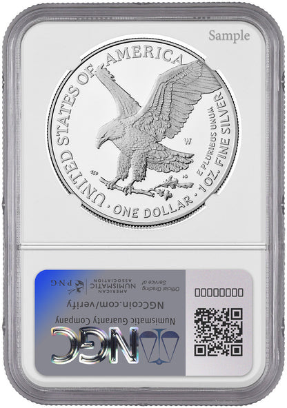 2025-W Silver Eagle 250th Anniversary U.S. Army Privy FDI NGC PF70 UCAM