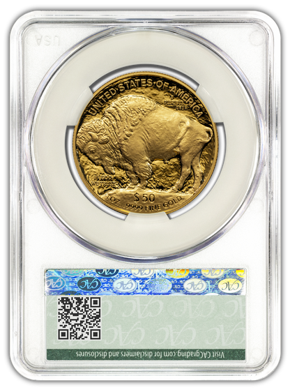 2025-W $50 Proof Gold Buffalo FDD CAC PR70