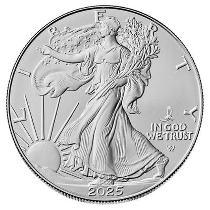 2025 (P) Silver Eagle First Eagle Privy Coins BU