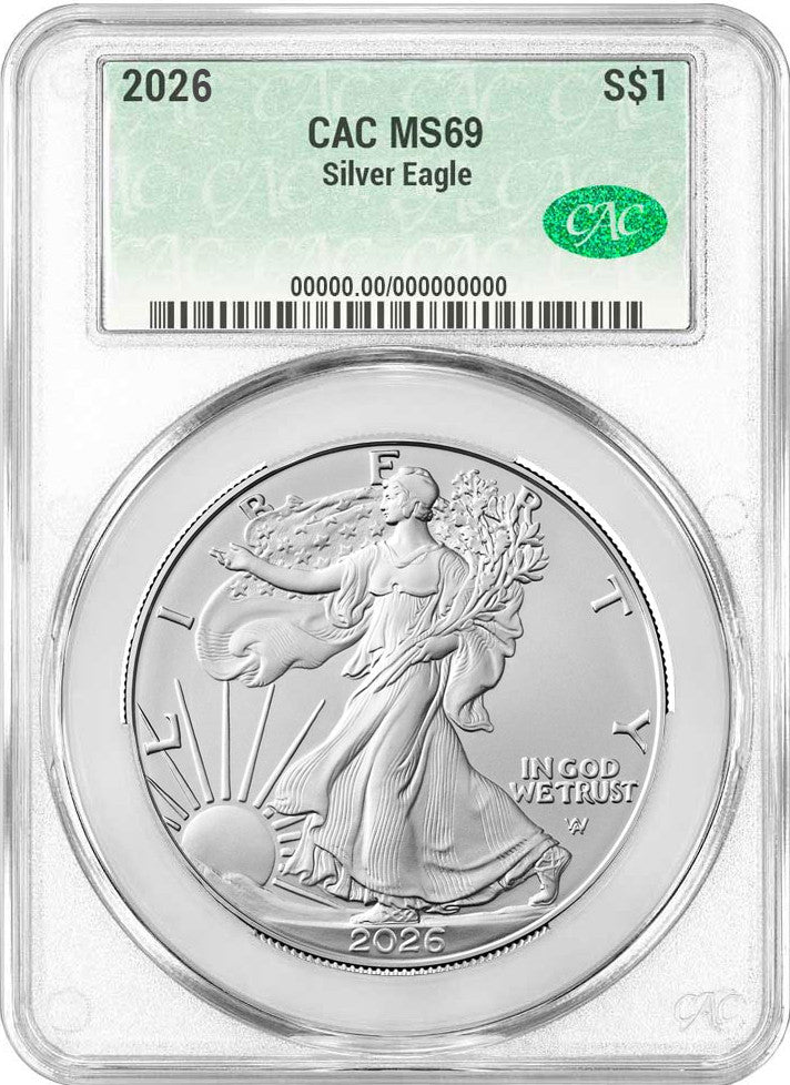 2026 American Silver Eagle CAC MS69