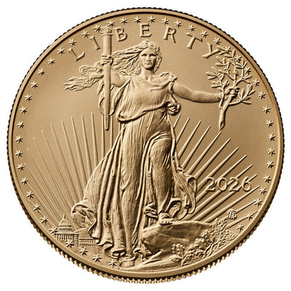 2026 1/2 oz American Gold Eagle First Day of Issue NGC MS70