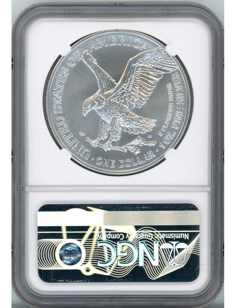 2021 American Silver Eagle Type 2 At Dusk & Dawn 35th Anniversary 221th NGC MS69