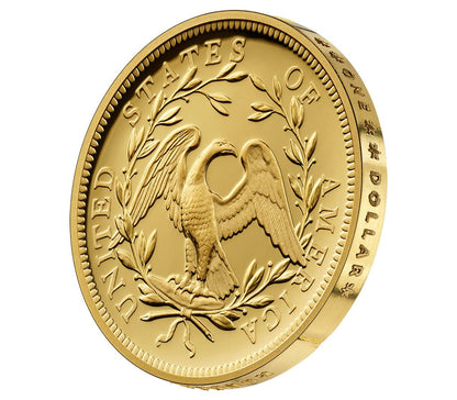 2024-W 230th Anniversary Flowing Hair Gold Dollar FDI PCGS PR70DCAM