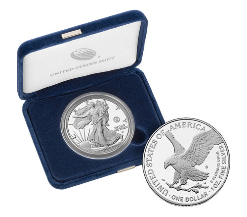 2025-S 250th Anniversary U.S. Navy Privy Silver Eagle w/Box & COA