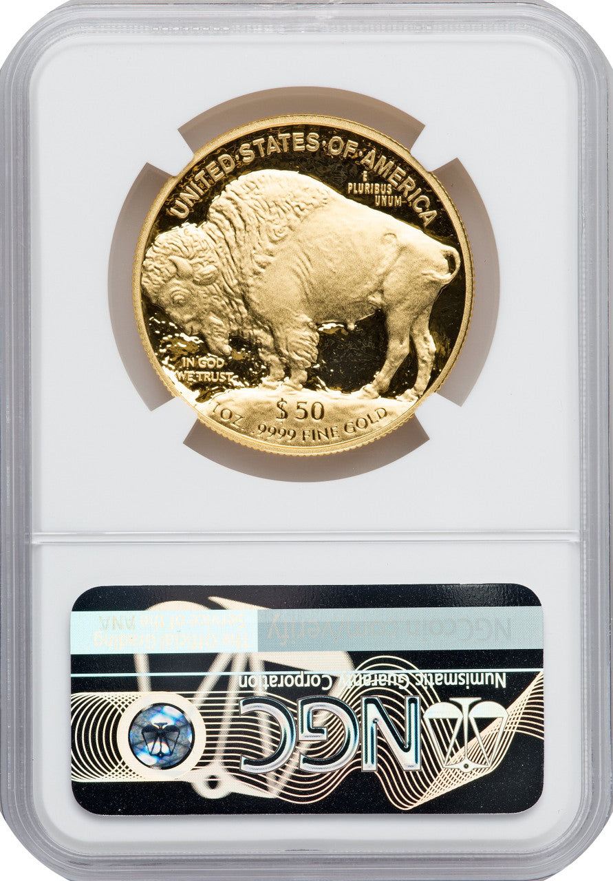2017-W G$50 Buffalo First Strike NGC PF70