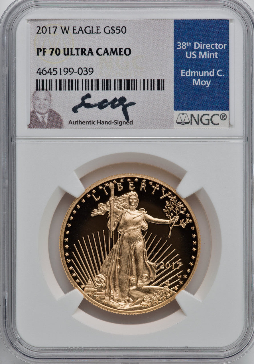 2017-W $50 One-Ounce Gold Eagle NGC PF70