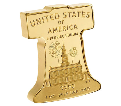 2026-P Freedom Ringing Liberty Bell 1 oz Gold Coin CAC PR69 Battlefield