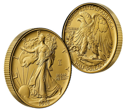 2026-W Gold Walking Liberty Half & Silver Medal Set AR NGC SP70 Congress