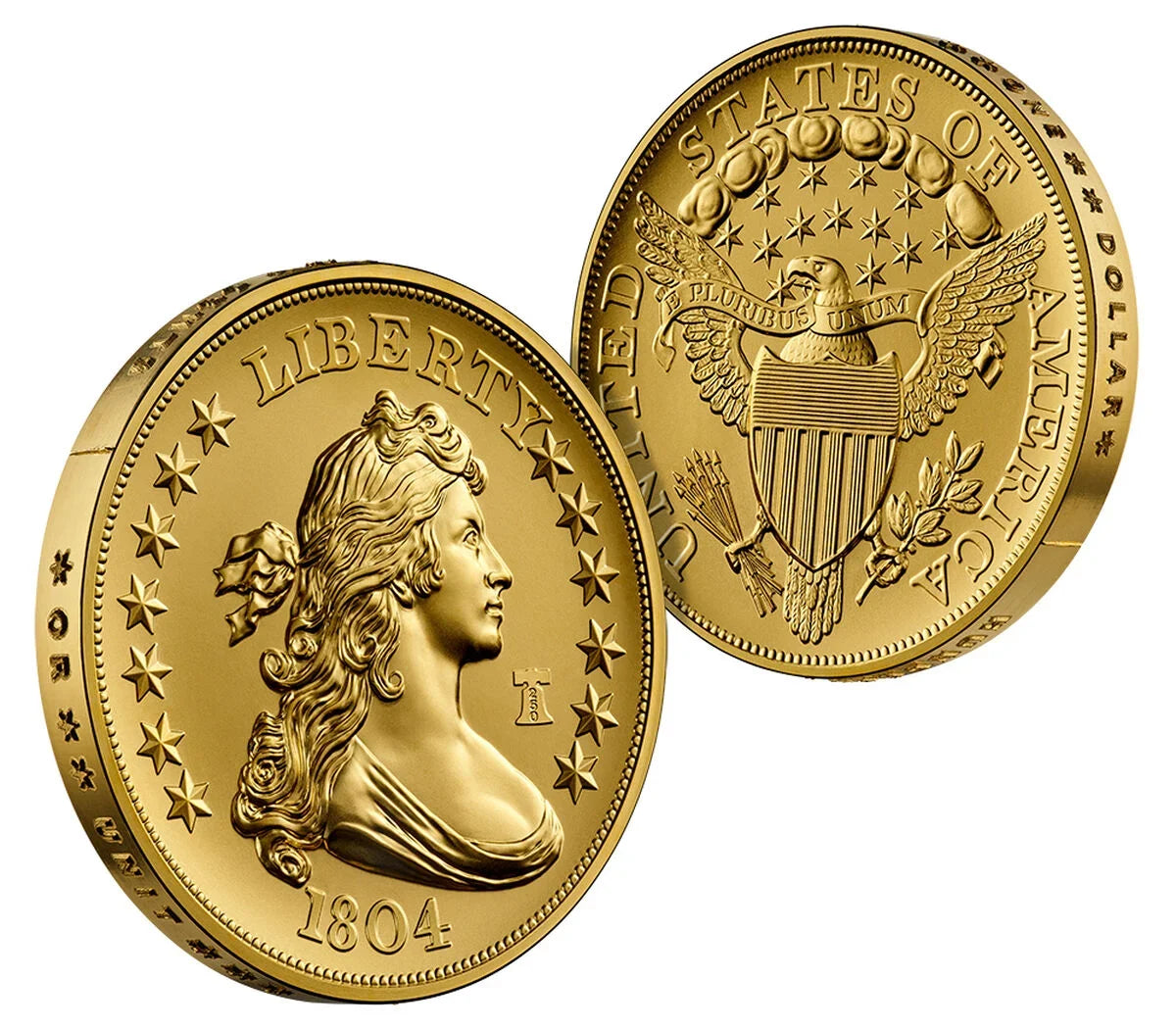 2026 1804 Draped Bust Dollar Gold Coin AD CAC SP70 Founders
