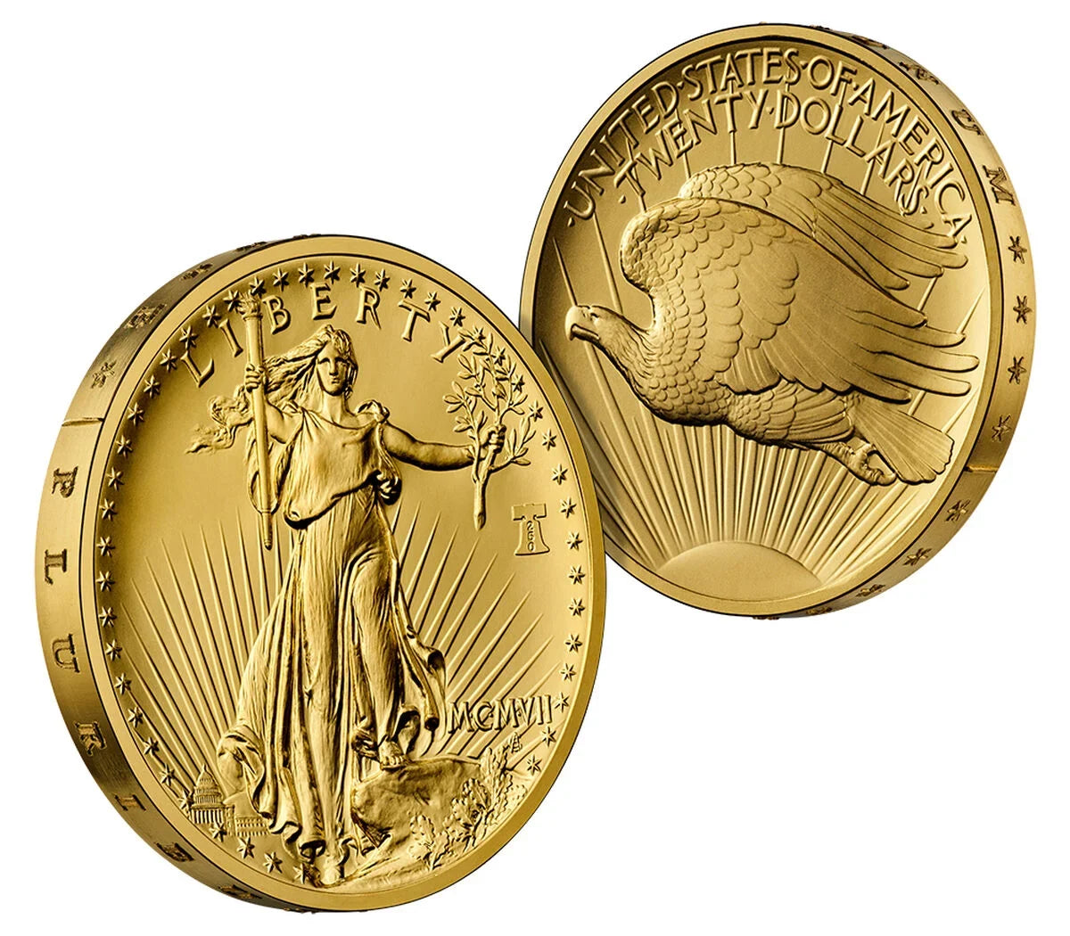 2026 Best of the Mint 1907 Saint-Gaudens High Relief Gold & Silver Set AD CAC SP70/MS70 Battlefield
