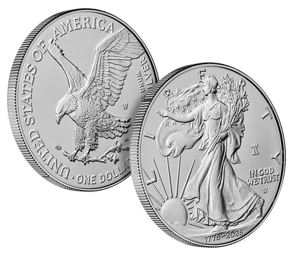 2026-W Enhanced Silver Eagle 250 Advanced Releases NGC MS70 (1776-2026) Harrigal