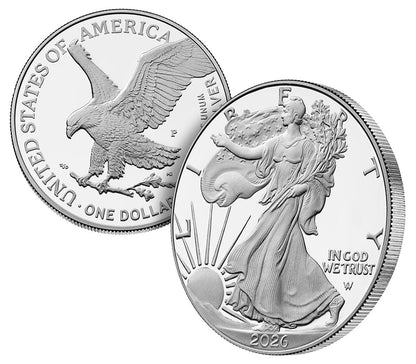 2026 P Silver Eagle Congratulations Set Advanced Releases NGC PF70