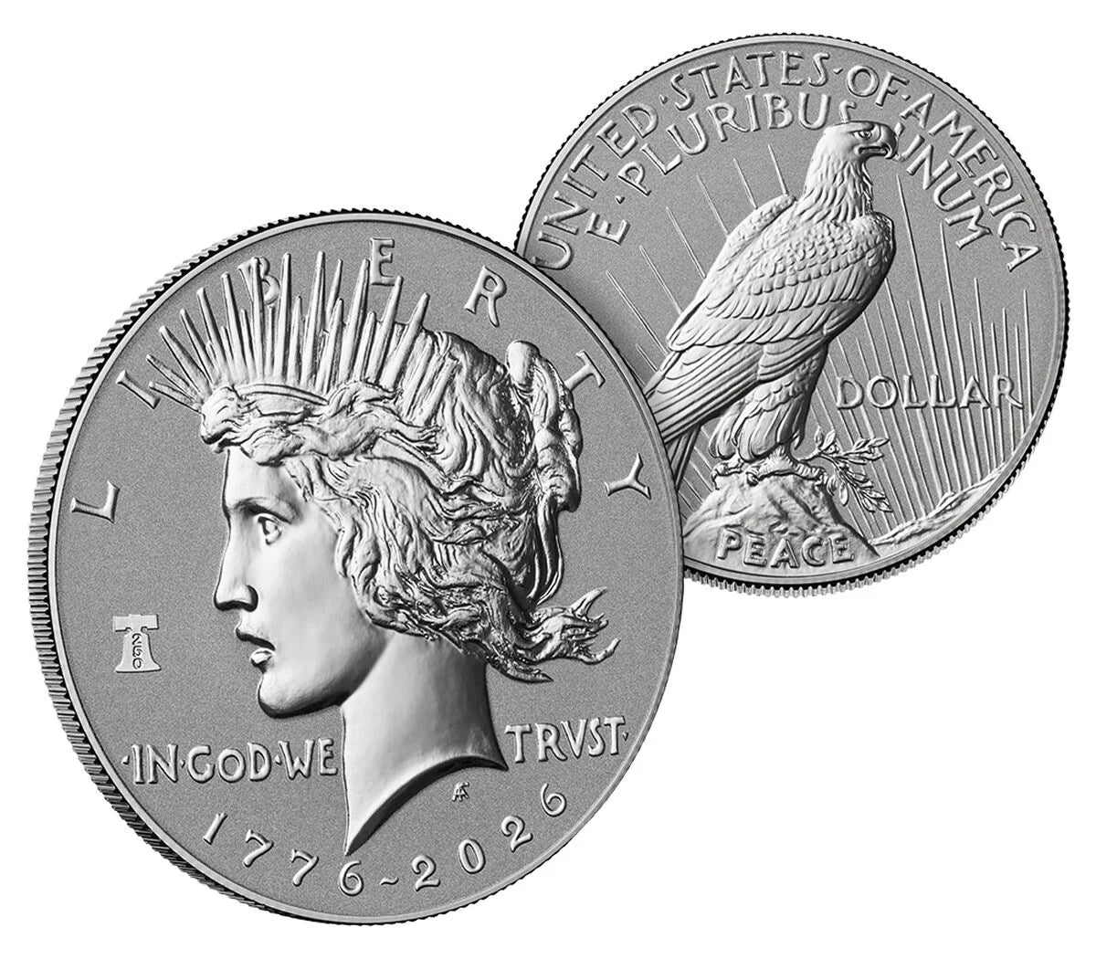 2026-P Morgan and Peace Dollar Reverse Proof 2-Coin Set NGC PF70 FDOI Congress 250 Label