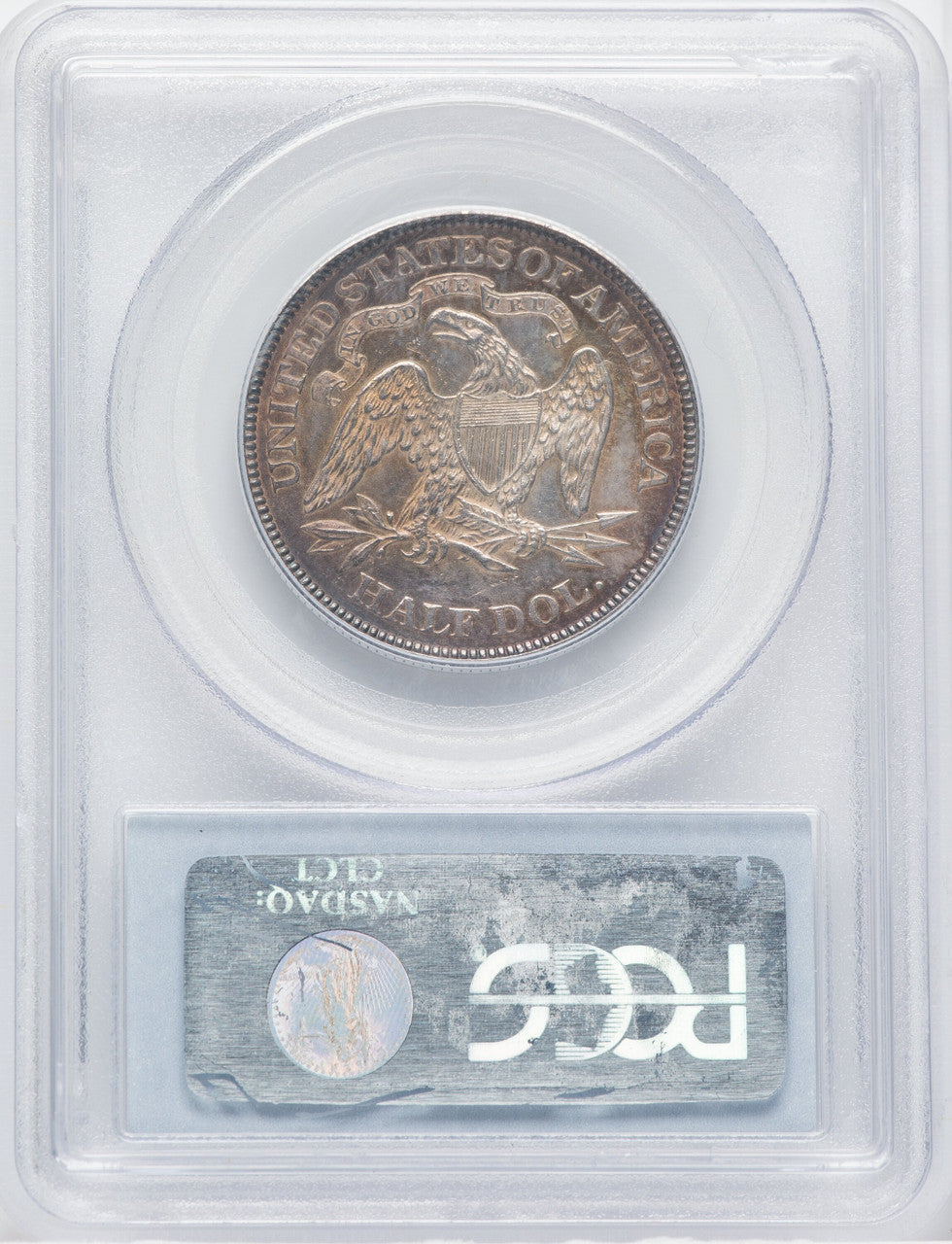 1874 50C Seated Half Dollar PCGS MS62