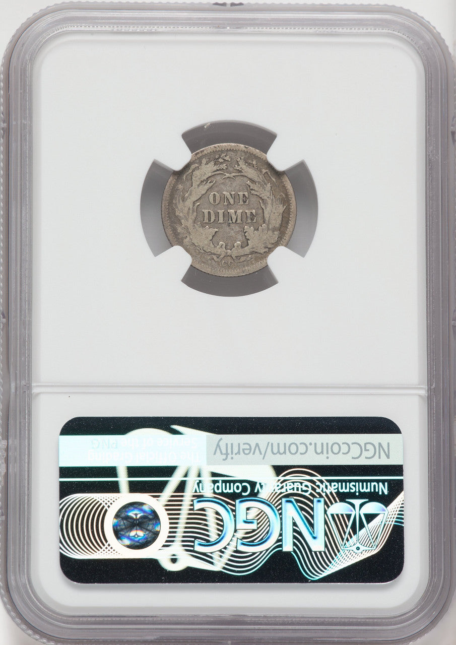 1878-CC 10C Seated Dime NGC VF20