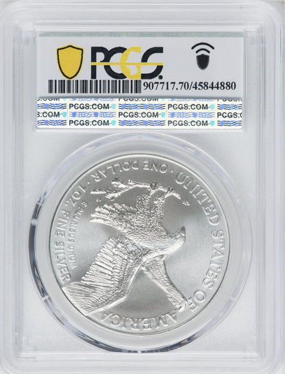 2021 American Silver Eagle Type 2 At Dusk & Dawn 35th Anniversary 275th PCGS MS70
