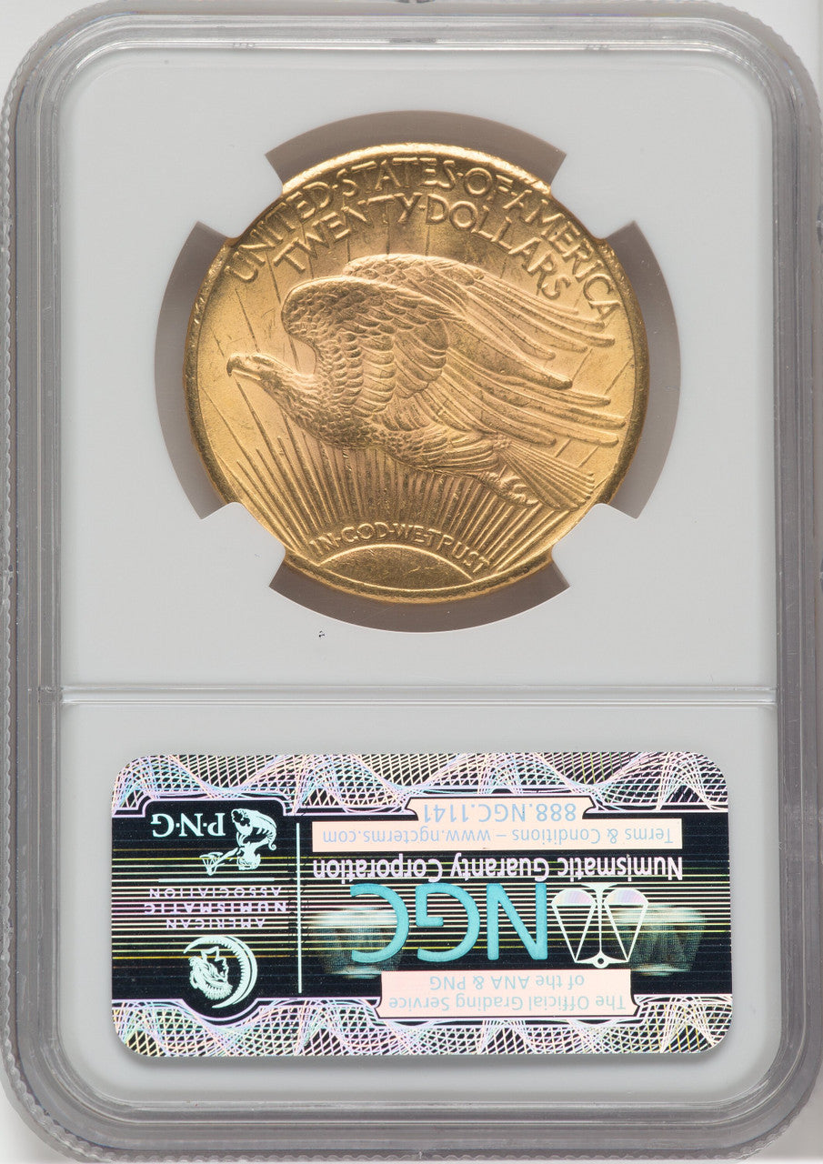 1928 $20 NGC Plus Saint-Gaudens Double Eagle NGC MS64+
