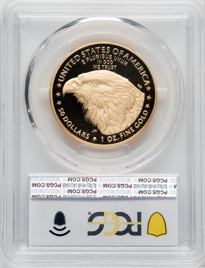 2021-W G$50 One Ounce Gold Eagle Type Two PCGS PR70