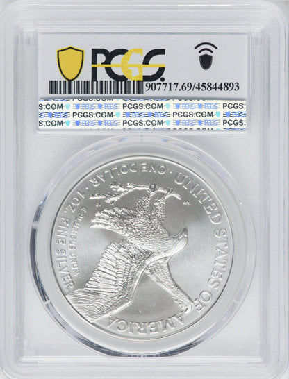 2021 American Silver Eagle Type 2 At Dusk & Dawn 35th Anniversary 288th PCGS MS69