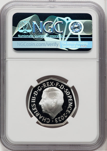 2023 G. Britain Silver Star Wars Coin NGC PF69UCAM