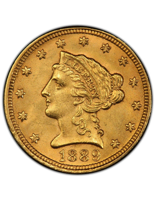 Random Date 1840-1907 Liberty $2.5 Gold Eagle AU
