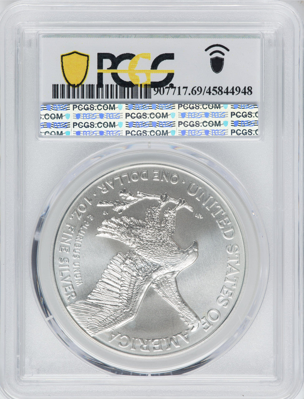 2021 American Silver Eagle Type 2 At Dusk & Dawn 35th Anniversary 343rd PCGS MS69