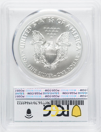 2021 2 Coin Set T1 Gold Silver Eagles 350th Dusk & Dawn 35th Anniversary PCGS MS70