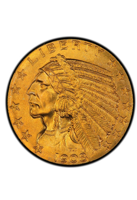 Pre-33 $5 Indian Gold Eagle Coin AU Grade