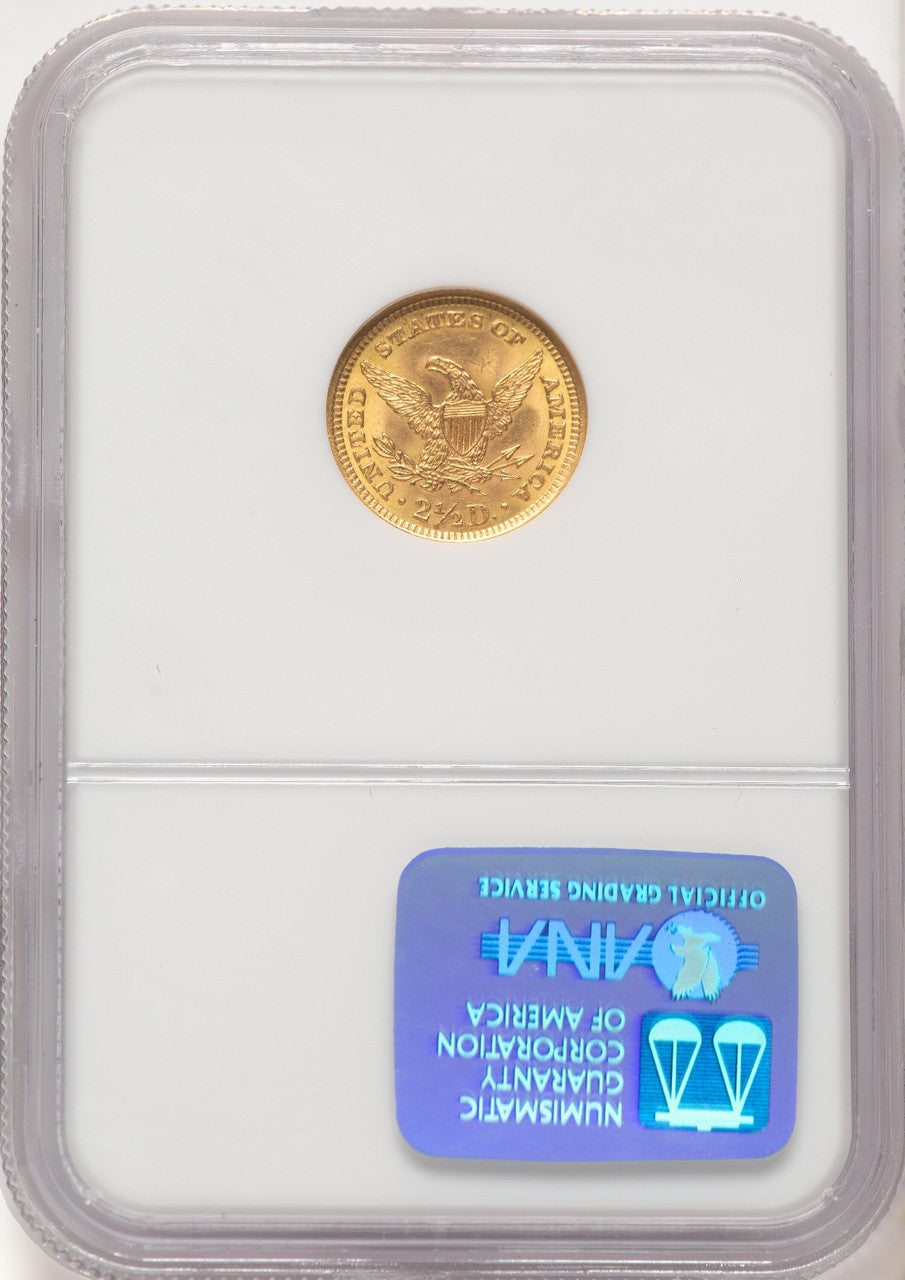 1901 $2.50 Liberty Quarter Eagle NGC MS65