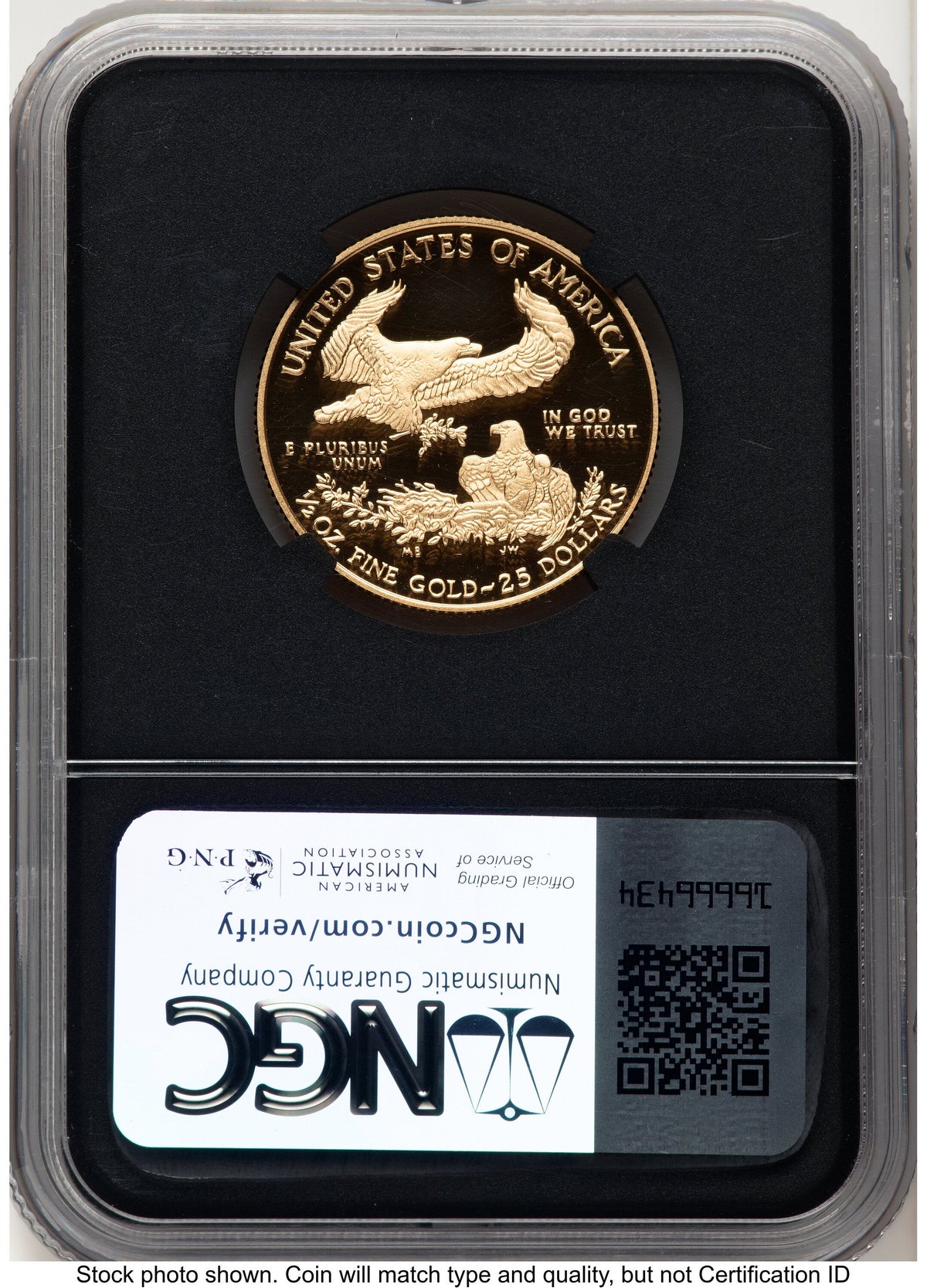 2021-W Type 1 Proof Gold Eagle 1/2 oz FDI David J Ryder TBE Label NGC PF70