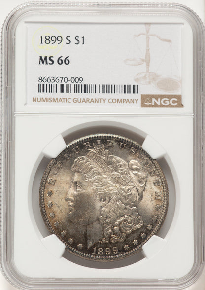 1899-S Morgan Dollar NGC MS66 (507113004)
